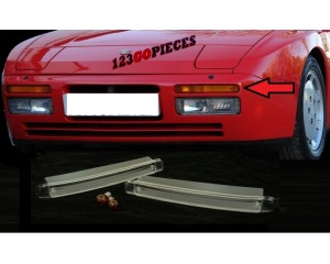 cabochons de clignotants blancs Porsche 944 turbo / S2